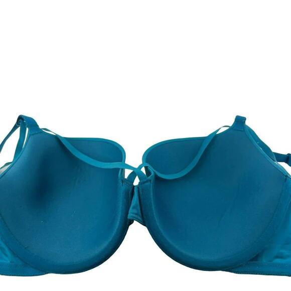 Victoria's Secret Pretty Teal Lightly-lined Full-coverage Bra 34D - Picture 5 of 9
